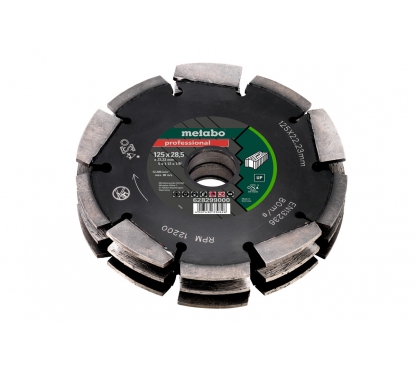 Круг алмазный Metabo 125x28,5x22.23 мм UP, универсальный