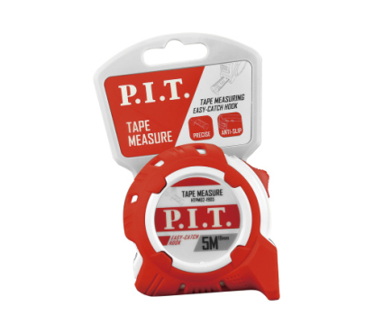 Рулетка с фиксатором P.I.T. HTPM02-1905 (5 м x 19 мм, корпус ABS+TPR, фиксатор, клипса, ремешок) Рулетка с фиксатором P.I.T. HTPM02-1905 (5 м x 19 мм, корпус ABS+TPR, фиксатор, клипса, ремешок)