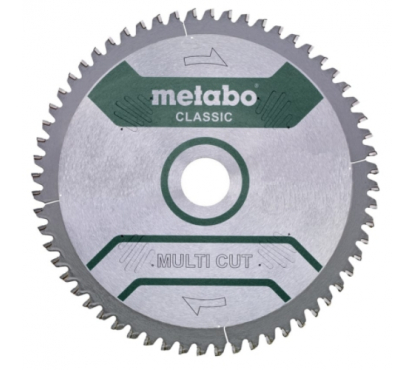 Диск пильный 190x30 54 FZ/TZ 5° /B Metabo MultiCutClassic 628663000