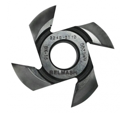 Фреза радиусная для фрезерования полуштапов, BELMASH 125х32х23 мм (правая), R18