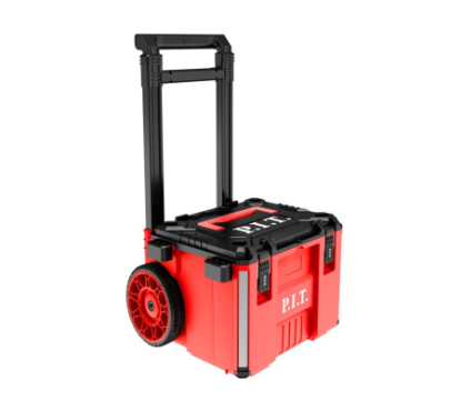 Ящик для инструментов системы STACKIN P.I.T. HTLB02-4933 (44л, 495х400х338мм, ручка, колеса, 4,63кг) Ящик для инструментов системы STACKIN P.I.T. HTLB02-4933 (44л, 495х400х338мм, ручка, колеса, 4,63кг)