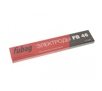 Электрод сварочный с рутилово-целлюлозным покрытием FUBAG FB 46 D3.0 мм (пачка 0.9 кг)