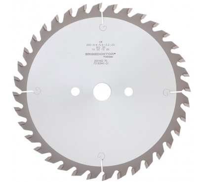 Диск пильный подрезной SAGEDOKTOR (D200 B4.4-5.6/3.2 d45 Z36 BQ10) для станков Holzma, Filato