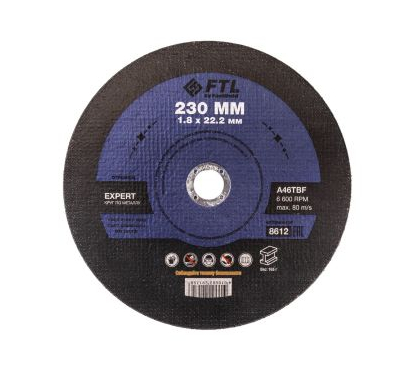 Круг отрезной по металлу FTL Expert 230 х 1,8 х 22,2 мм A46TBF Круг отрезной по металлу FTL Expert 230 х 1,8 х 22,2 мм A46TBF