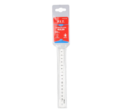 Линейка из нержавеющей стали P.I.T. ADVANCE HSTR01-0150 (150 мм, метрическая, двойная шкала в мм) Линейка из нержавеющей стали P.I.T. ADVANCE HSTR01-0150 (150 мм, метрическая, двойная шкала в мм)