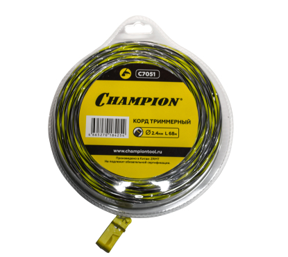 Корд трим.CHAMPION Tornado 2.4мм* 68м, C7051 Корд трим.CHAMPION Tornado 2.4мм* 68м, C7051