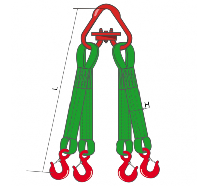 Строп грузовой 4СТк 6,3 т 1,5 м