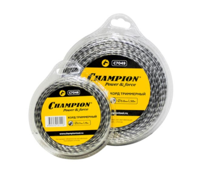 Корд трим.CHAMPION Twist 2.7мм* 15м (витой)								