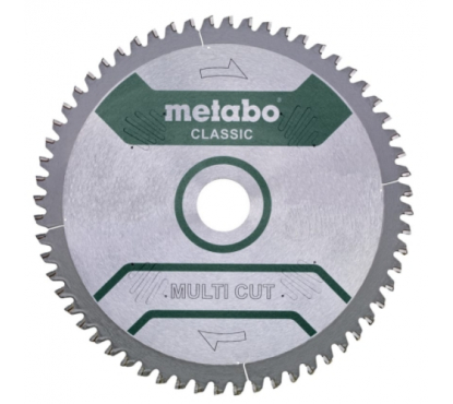 Диск пильный 216x30 60 FZ/TZ 5°neg Metabo MultiCutClassic 628066000