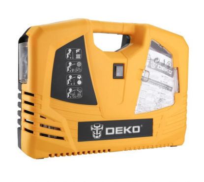 Компактный компрессор Deko 180 л/мин. с набором из 6 инструментов