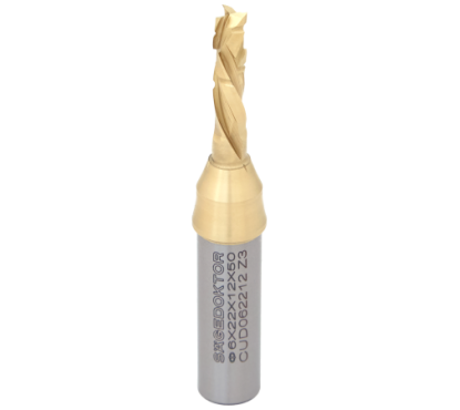 Фреза концевая компрессионная нестинг SÄGEDOKTOR D.06 l.22 S.12 SL.50 Z=3+3 chipbreaker HW Select Zr