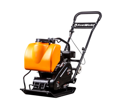 Виброплита FoxWeld PC 70/10, прямоходная, двигатель Lifan 168F-2, вес 70 кг, центробежная сила 10 кН, бак с водой, траспорт. колёса Виброплита FoxWeld PC 70/10, прямоходная, двигатель Lifan 168F-2, вес 70 кг, центробежная сила 10 кН, бак с водой, траспорт. колёса