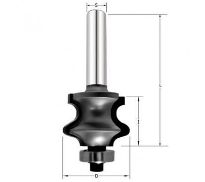 Фреза молдинговая 2 D=25.4x19x61.5 S=8 PROCUT