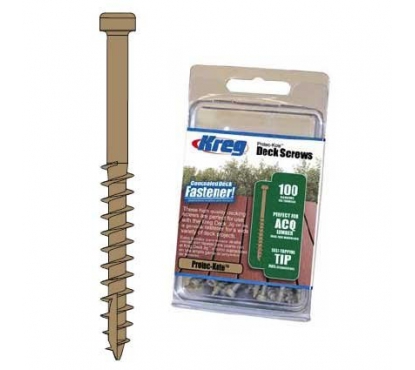 Шурупы Kreg 2" (Protec-Kote) для DECK JIG - 100 шт.