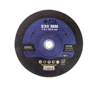 Круг отрезной по металлу FTL Expert 230 х 1,6 х 22,2 мм A46TBF