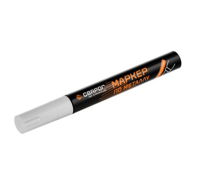 Маркер по металлу 3 мм, белый Маркер по металлу 3 мм, белый