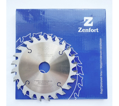 Конический подрезной пильный диск Zenfort HA2 31EA (120x20 3.0-4.0 Z24)