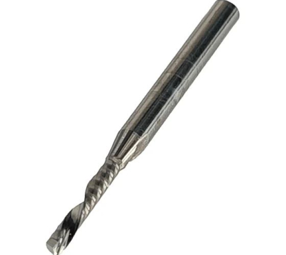 Фреза спиральная для ЧПУ однозаходная Z1 нижний рез D=2x12x38 S=3.175 Greencut GX3162