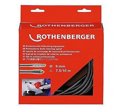 Спираль Rothenberger 8 мм/7.5 м с муфтой и сердечником