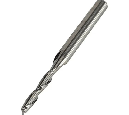 Фреза спиральная для ЧПУ двухзаходная Z2 верхний рез 2x12x38 S=3.175 Greencut GE3012