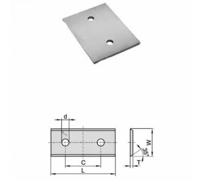 Бланкета твердосплавная Ceratizit 40.0x30.0x2.0 KCR08