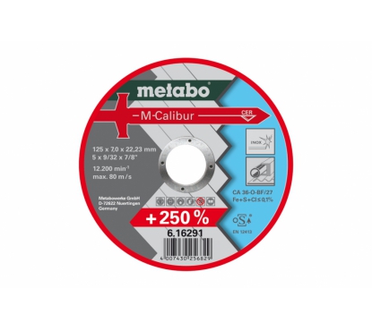 Круг обдирочный Metabo M-Calibur 125x7,0мм,керам.зерно