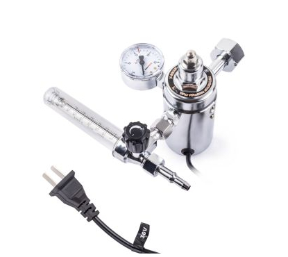 Регулятор расхода газа У-30/АР-40-1P-36В (универсальный, 1 манометр, подогреватель, латунь)