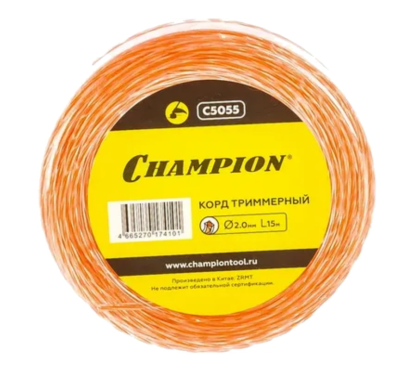 Корд трим.CHAMPION Twist 2.0мм* 15м (витой) Корд трим.CHAMPION Twist 2.0мм* 15м (витой)