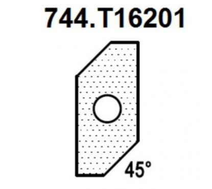 Нож для снятия фаски 45гр. (T16201) для 1472516512 Rotis 744.T16201