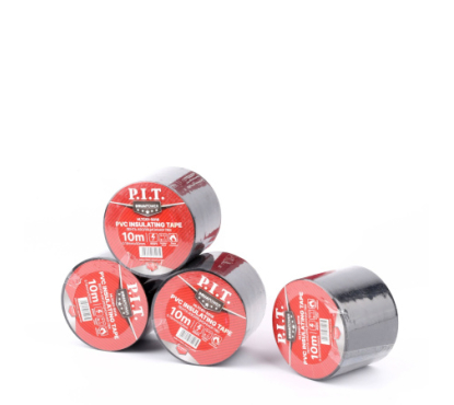 Лента изоляционная P.I.T. DRUA HLTC01-5018 (50мм/10м/0.18мм, черная, ПВХ, 600В, 0~80°С, огнестойкая, 4 шт в уп) Лента изоляционная P.I.T. DRUA HLTC01-5018 (50мм/10м/0.18мм, черная, ПВХ, 600В, 0~80°С, огнестойкая, 4 шт в уп)