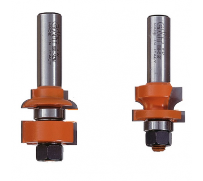 Комплект концевых фрез CMT D=28,7 S=8,0 R=4,80 (2шт) для мебельной обвязки