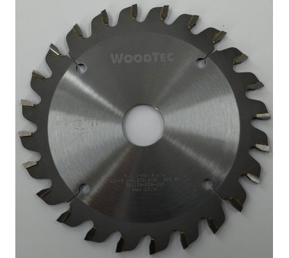 Пила подрезная коническая Woodtec (120х20х3.1-4.3 Z=24) KON